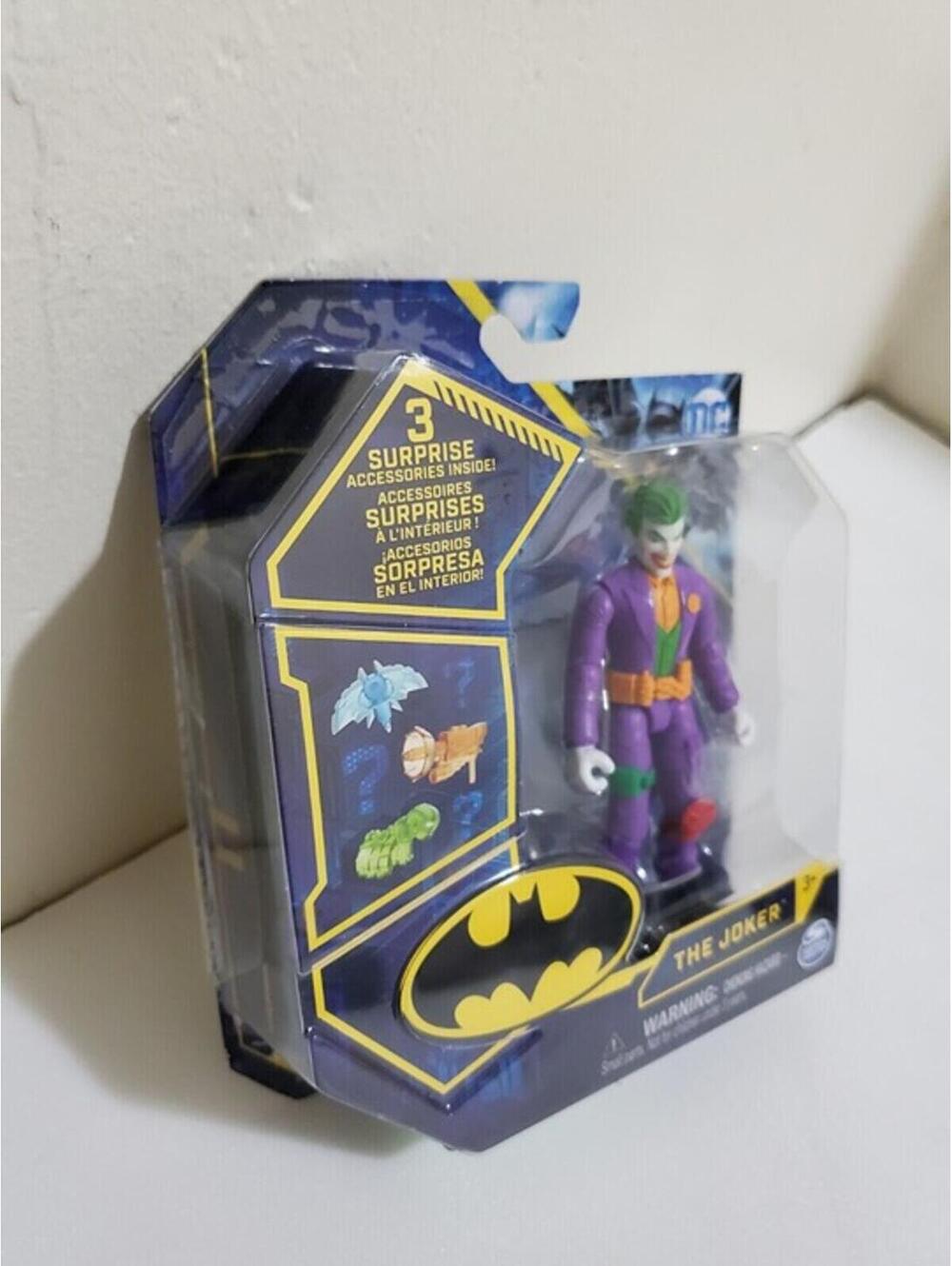 DC Comics Batman 4 Spin Master Bat Tech Wave The Joker Action Figure Colection 7